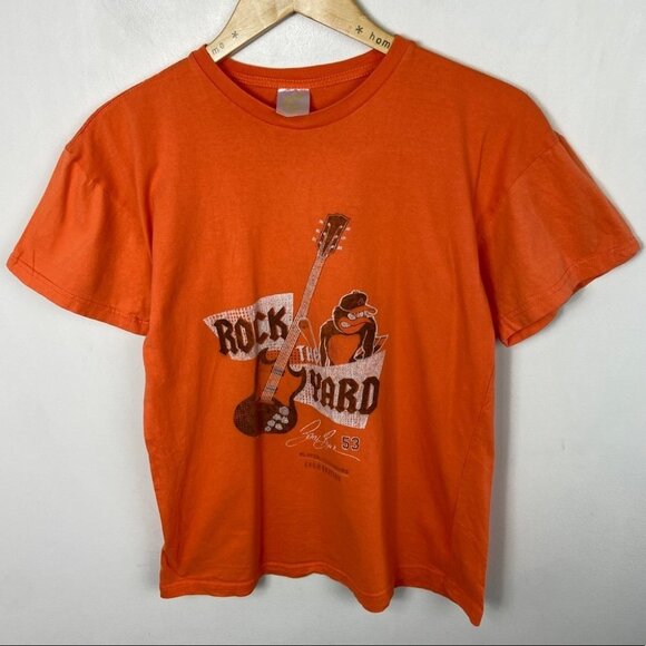Baltimore Orioles Zach Britton 53 Short‎ Sleeve Crew Neck Tee Rock The Yard Med - Picture 9 of 10